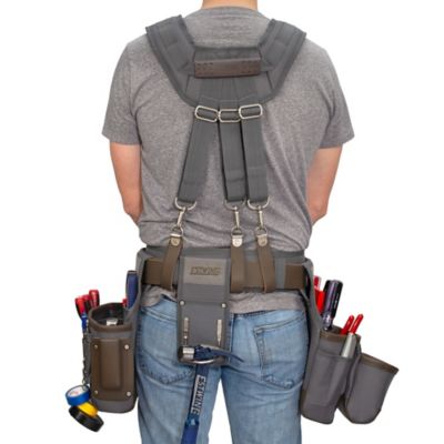 Image showing 7 th Estwing 13 Pocket Electrician's Tool Rig, 1,800D Polyester, Top Grain Leather