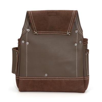 Image showing 1 th Estwing 7 Pocket Leather Contractor's Tool Pouch, Cowhide
