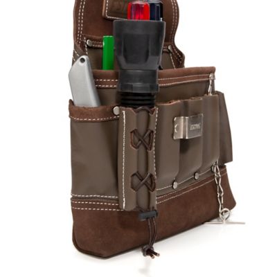 Image showing 3 th Estwing 8-Pocket Leather Electrician's Tool Pouch, Cowhide