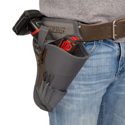 Image showing 3 th Estwing Drill and Impact Driver Holster, 1,800D Polyester, Top Grain Leather