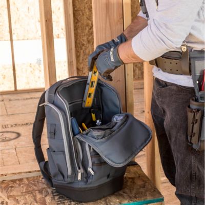 Image showing 10 th Estwing 20 in. Hard Bottom Tool Backpack
