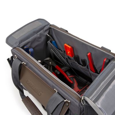 Image showing 6 th Estwing 16 in. 18-Compartment Carpenter's Tool Bag