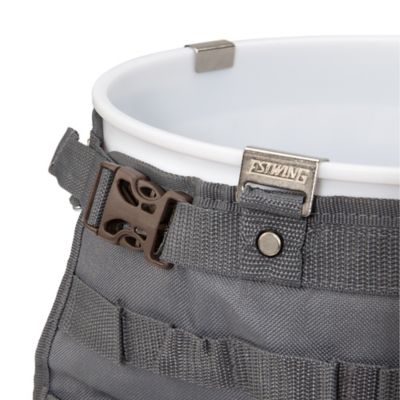 Image showing 3 th Estwing 12.6 in. 28-Compartment Bucket Tool Organizer, 1,800D Polyester Fabric