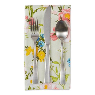 Image showing  Spring Bouquet Print Napkin Set, 6 pc.