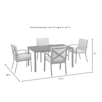 Image showing  5 pc. Kaplan Outdoor Dining Set, KO60019BZ-MI
