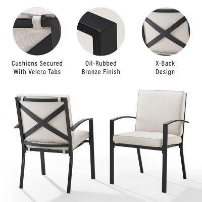 Image showing  2 pc. Kaplan Outdoor Dining Chair Set