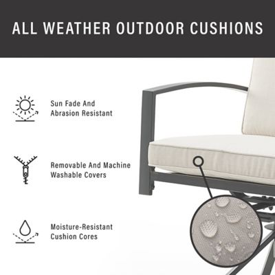 Image showing  2 pc. Kaplan Outdoor Dining Swivel Chair Set