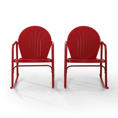Image showing 5 th Crosley 2 pc. Griffith Outdoor Rocking Chair Set