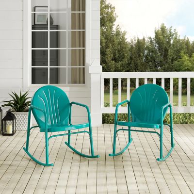 Image showing  2 pc. Griffith Outdoor Rocking Chair Set