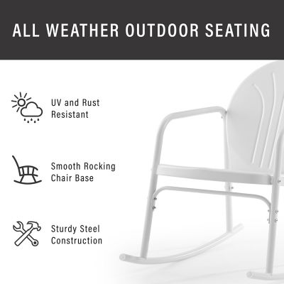 Image showing  2 pc. Griffith Outdoor Rocking Chair Set