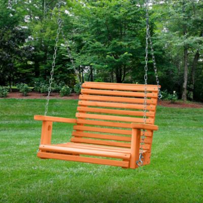 Image showing  Cedar Babysitter Swing, 24 in. L x 22 in. W x 22 in. H, 200 lb. Capacity