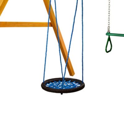 Gorilla Playsets Large Orbit Swing, Blue, 26 in. Diameter x 66 in. H, 220 lb. Capacity, For Ages 3-11