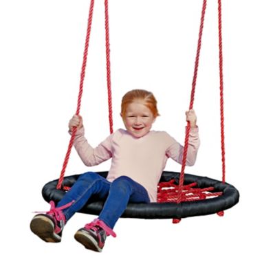 Image showing  Extra-Large Orbit Swing, 220 lb. Capacity, Red, 33 in. Diameter, Ages 3-11