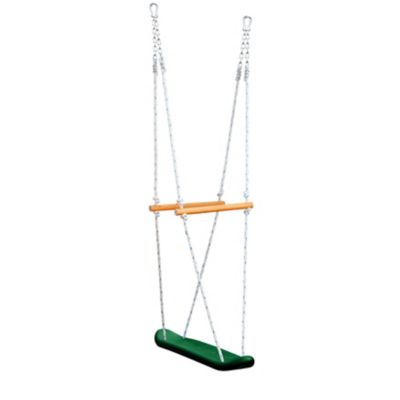 Gorilla Playsets Skateboard Swing, Green, 32 in. x 1.75 in. x 8.25 in., 100 lb. Capacity, For Ages 3-11 I bought the Skateboard Swing for my 7 year old Granddaughter, she’s thrilled and very excited to play on it