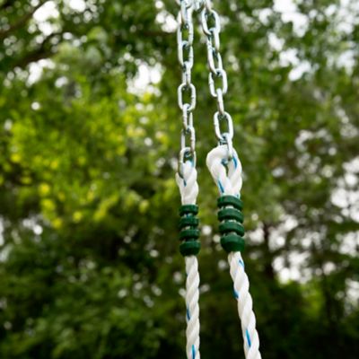 Image showing 7 th Gorilla Playsets Skateboard Swing, Green, 100 lb. Capacity, 32 in. x 1.75 in. x 8.25 in., Ages 3-11