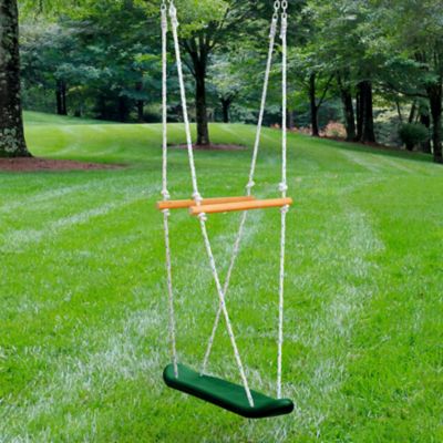 Image showing 9 th Gorilla Playsets Skateboard Swing, Green, 100 lb. Capacity, 32 in. x 1.75 in. x 8.25 in., Ages 3-11