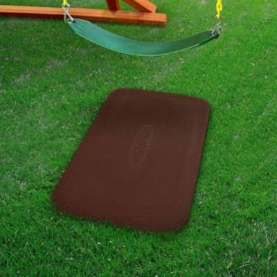 Image showing  Play Protectors Rubber Mats, Red, 24 in. x 40 in. x 1 in., 2 pc.
