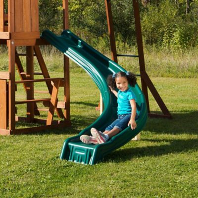Image showing  Side Winder Slide for 48-60 in. Platforms, 250 lb. Capacity, Green, 78 in. x 63 in. x 7.25 in.
