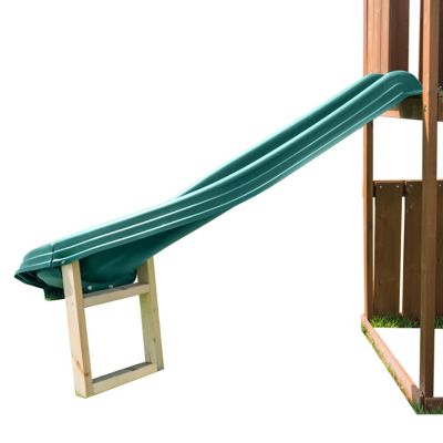 Image showing  Side Winder Slide for 48-60 in. Platforms, 250 lb. Capacity, Green, 78 in. x 63 in. x 7.25 in.