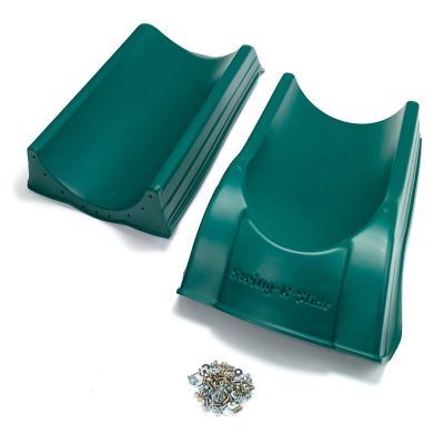 Image showing  Summit Slide, Mounts to 4 ft. Platforms, Green, 44.25 in. x 24.25 in. x 12.25 in., 250 lb. Capacity, 2 pc.