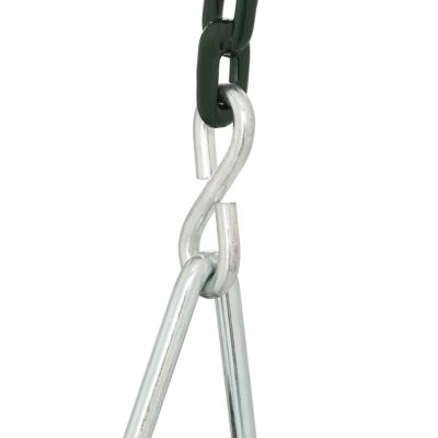Image showing 5 th Gorilla Playsets Full Toddler Bucket Swing with Coated Chains, 50 lb. Capacity, Green, 61 in. x 12 in. x 10 in., Ages 2-4