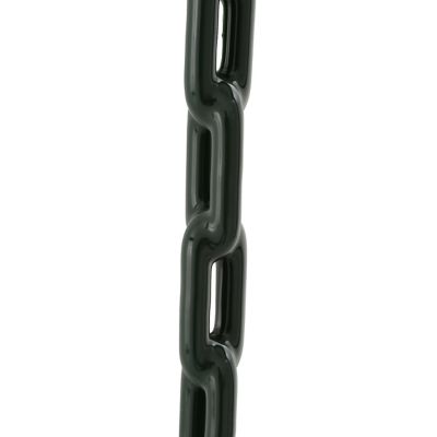 Image showing  17 in. Trapeze Bar Assembly with Rings and Coated Chains, 125 lb. Capacity, Ages 3-11, Green