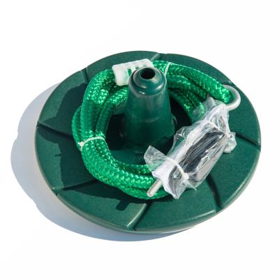 Image showing  Daisy Disc Swing, 115 lb. Capacity, Green, Ages 3-11