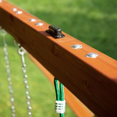 Image showing 6 th Gorilla Playsets Daisy Disc Swing, 115 lb. Capacity, Green, Ages 3-11