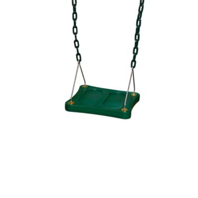 Gorilla Playsets Stand-Up Swing, Green, 13 in. x 1.25 in. x 13 in., 100 lb. Capacity, For Ages 3-11