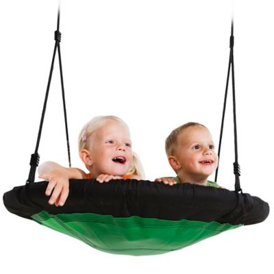 Image showing 8 th Gorilla Playsets Nest Swing, 200 lb. Capacity, Green, 40 in.