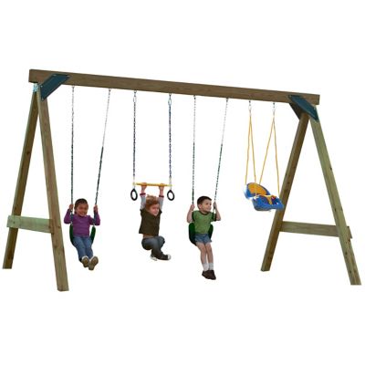 Gorilla Playsets Scout Diy Play Set Hardware Kit Slide And Lumber Not Included 115 Pound Weight Capacity Per Swing 409104 At Tractor Supply Co - Diy A Frame Swing Set Kit