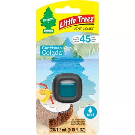 Little Trees Caribbean Colada Liquid Car Air Freshener Automotive Air Fresheners