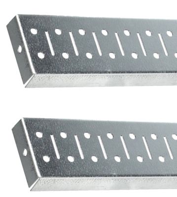 Image showing  8 ft. Industrial Metal Pegboard Strip, Galvanized Steel