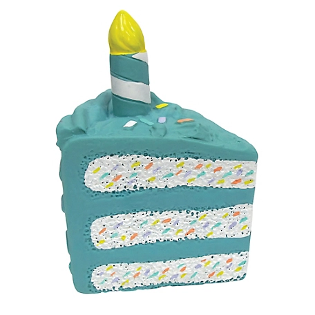 foufouBRANDS Birthday Cake Dog Chew Toy