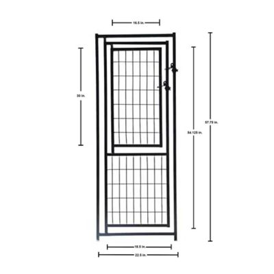 Image showing  57.7 in. x 22.5 in. x 57.7 in. Dog Kennel Gate