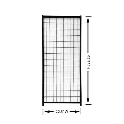 Image showing  57.75 in. x 22.5 in. x 57.75 in. Dog Kennel Panel for Any KennelMaster Kennel