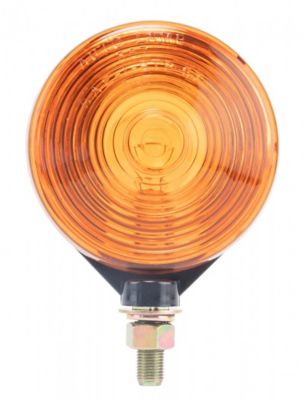 Image showing 5 th Hopkins Towing Solutions 5-5/8 in. 12V Double-Faced Round Stop/Tail/Turn/Park Light, Red/Amber