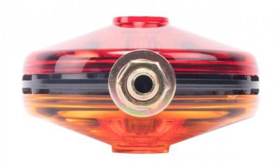 Image showing 6 th Hopkins Towing Solutions 5-5/8 in. 12V Double-Faced Round Stop/Tail/Turn/Park Light, Red/Amber