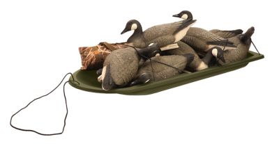 Image showing  Deer Drag Sled with Tie Downs, Olive