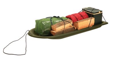 Image showing 8 th Terrain Deer Drag Sled with Tie Downs, Olive