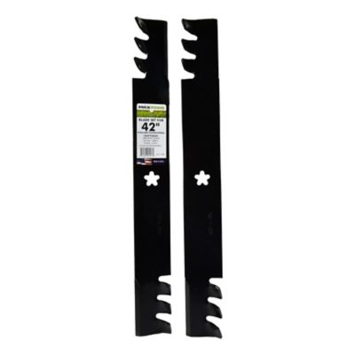 MaxPower 2 Commercial Mulching Blade Set for 42 in. Cut Craftsman, Husqvarna, Poulan Mowers, OEM #'s 134149, 138498, 561713XB