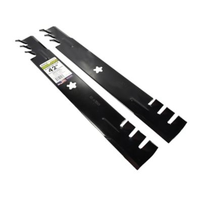 Image showing  42 in. Commercial Mulching Lawn Mower Blades Craftsman, Husqvarna and Poulan Mowers, 2 pk.