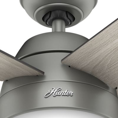 Image showing  46 in. 3-Speed Indoor Anslee Ceiling Fan with LED Light Kit and Pull Chain, Fresh White
