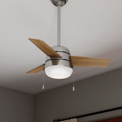 Hunter 36 in. 3-Speed Indoor Aker Ceiling Fan with LED Light Kit and ...