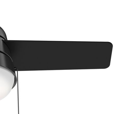 Image showing  36 in. 3-Speed Indoor Aker Ceiling Fan with LED Light Kit and Pull Chain, Fresh White