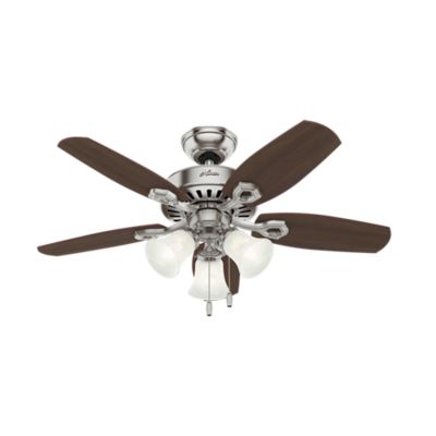 Hunter 42 in. Builder Ceiling Fan with LED Light Kit and Pull Chain, Bronze