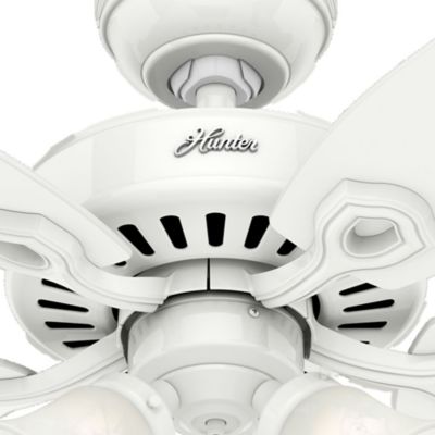 Image showing  42 in. 3-Speed Builder Ceiling Fan with LED Light Kit and Pull Chain, Bronze
