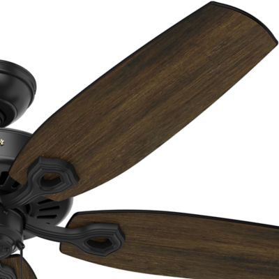 Image showing  52 in. 3-Speed Indoor Builder Ceiling Fan with Pull Chain, Brushed Nickel