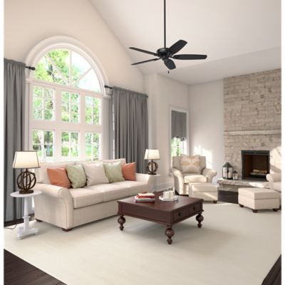 Image showing  52 in. 3-Speed Indoor Builder Ceiling Fan with Pull Chain, Brushed Nickel