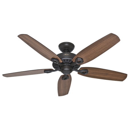 Hunter 52 in. Builder Ceiling Fan with Pull Chain, Brushed Nickel